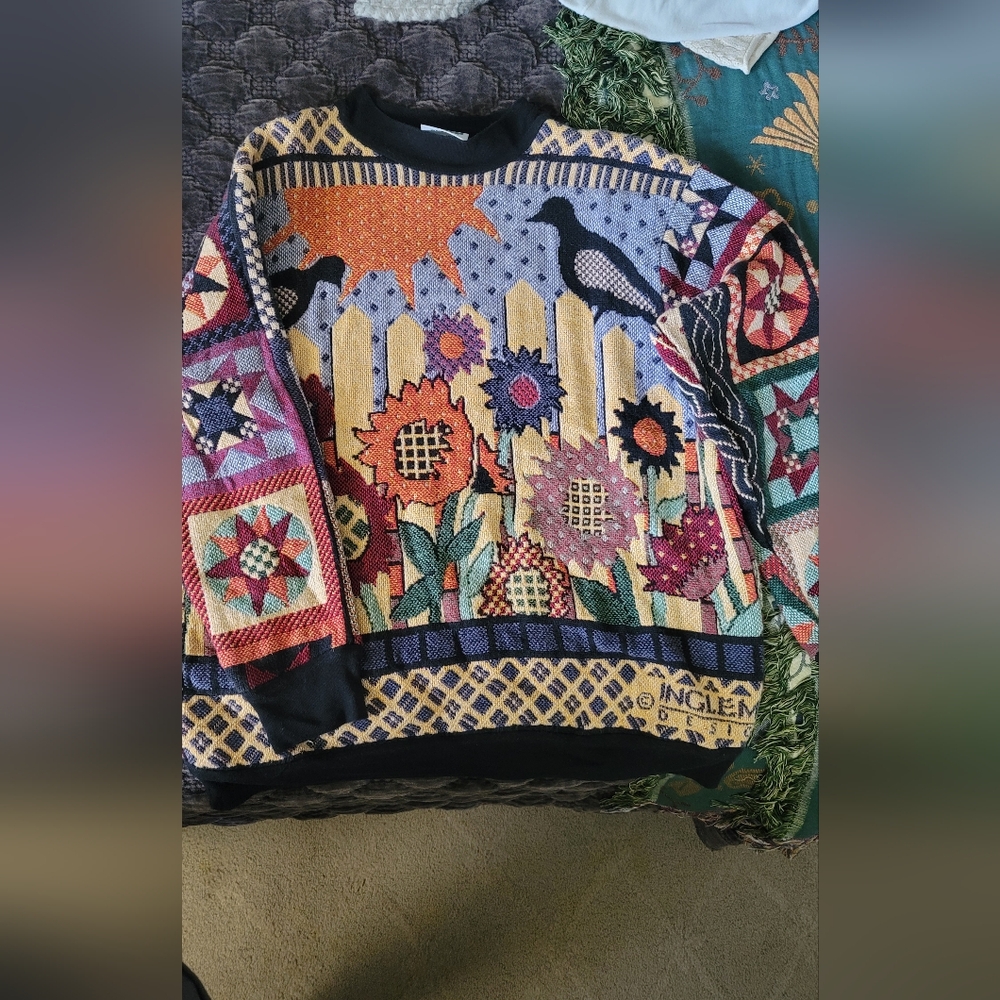 Vintage Sugar Street Weavers Fall Sweater